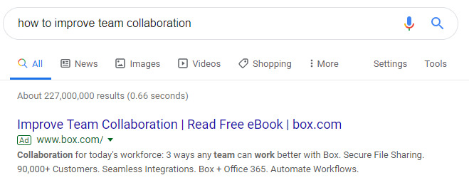 Trang đích không liên quan cũng là nguyên nhân khiến Google Ads không hiển thị