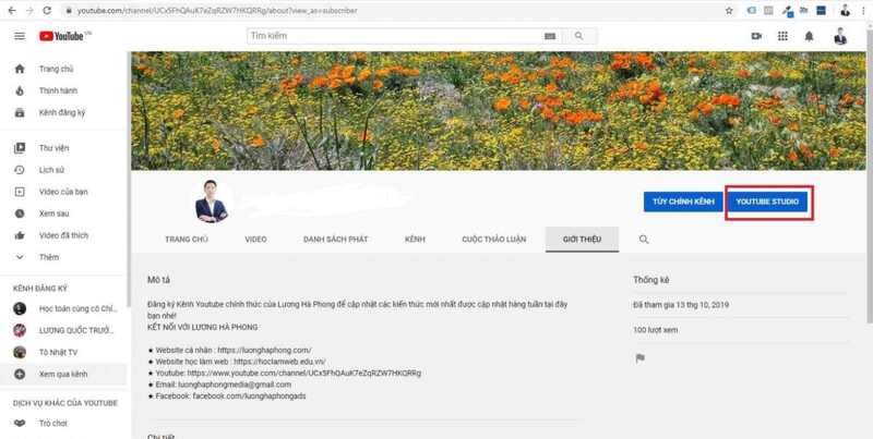 Tiếp theo các bạn bấm vào cài đặt