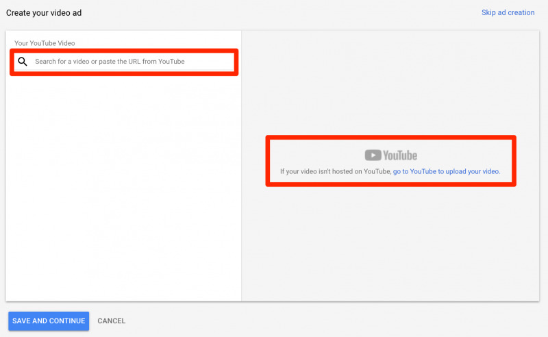 Đăng tải video quảng cáo